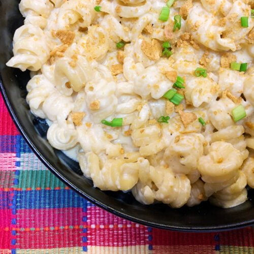 Rosemary & Olive Oil Asiago mac and cheese