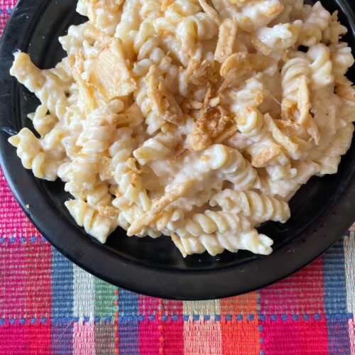 Crab mac and cheese