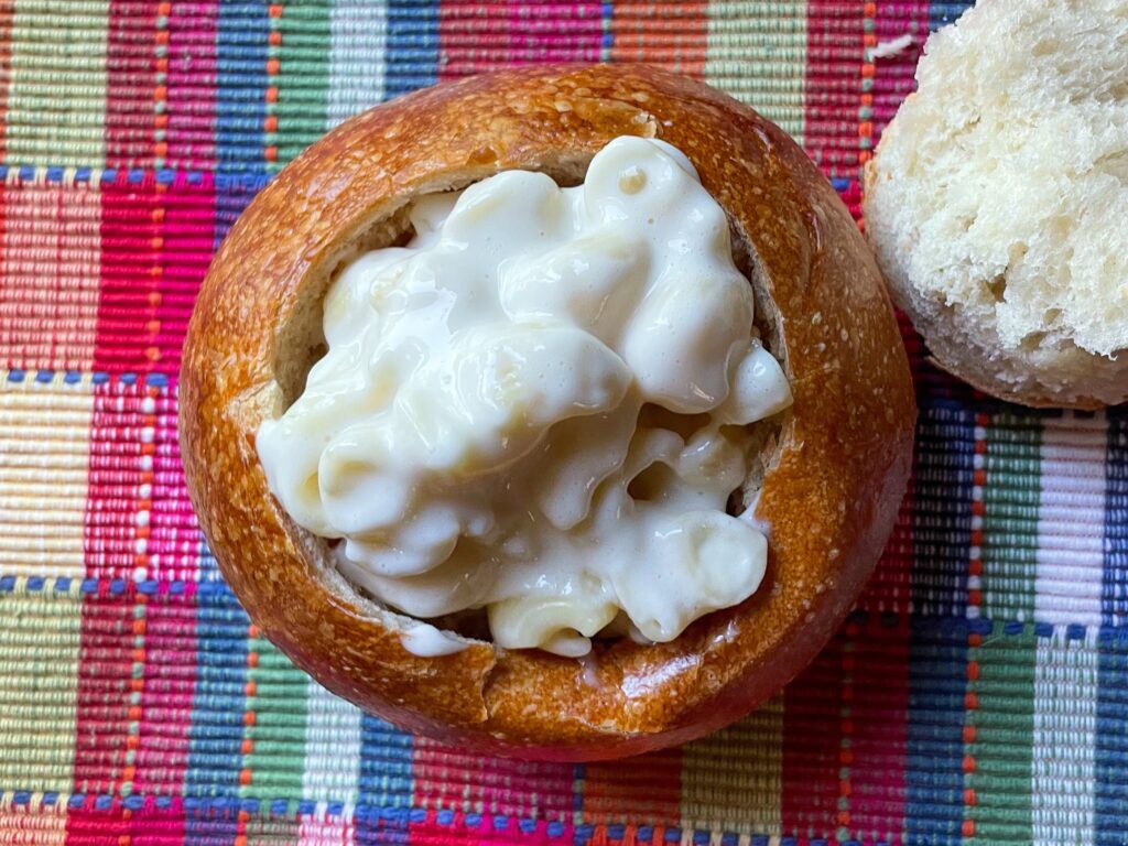 Panera Mac and Cheese Bread Bowl